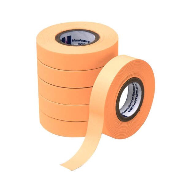 1/2" wide x 500" Salmon Labeling Tape